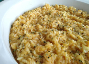 Risotto de bacalao